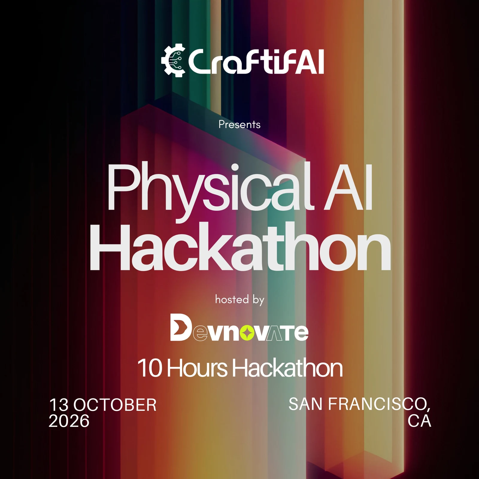 EMBEDDED SF: CraftifAI Hackathon event artwork